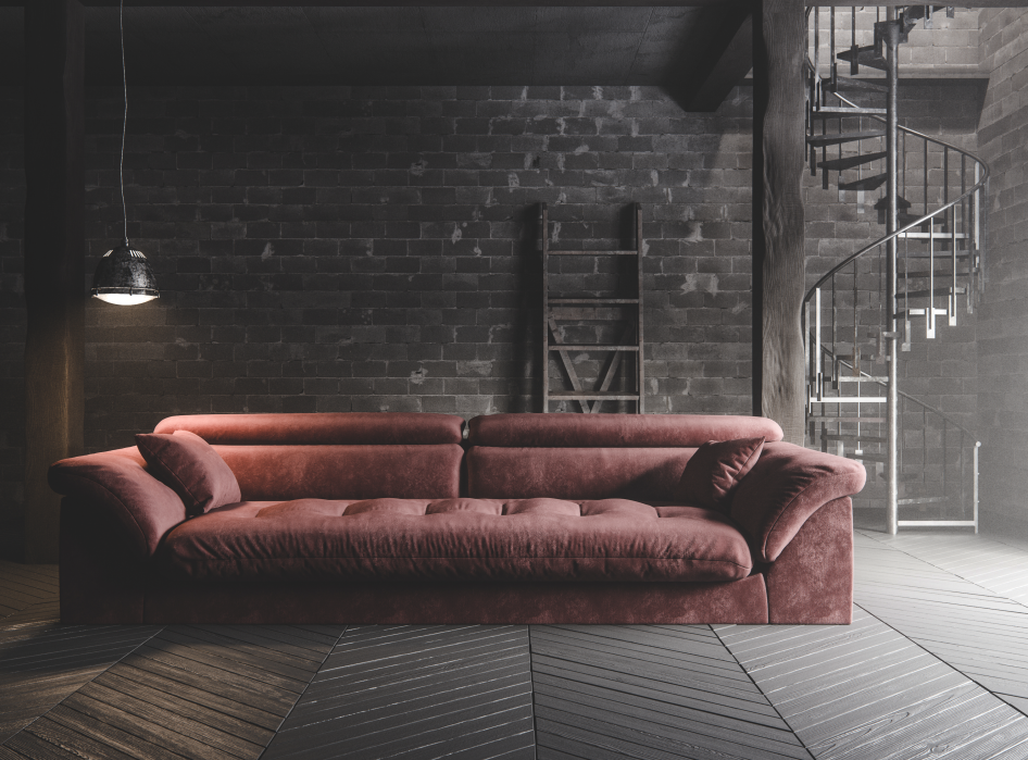 Купить диван в стиле лофт Sofa loft - Галерея 3ddd.ru Галереи, Модели, Проекты