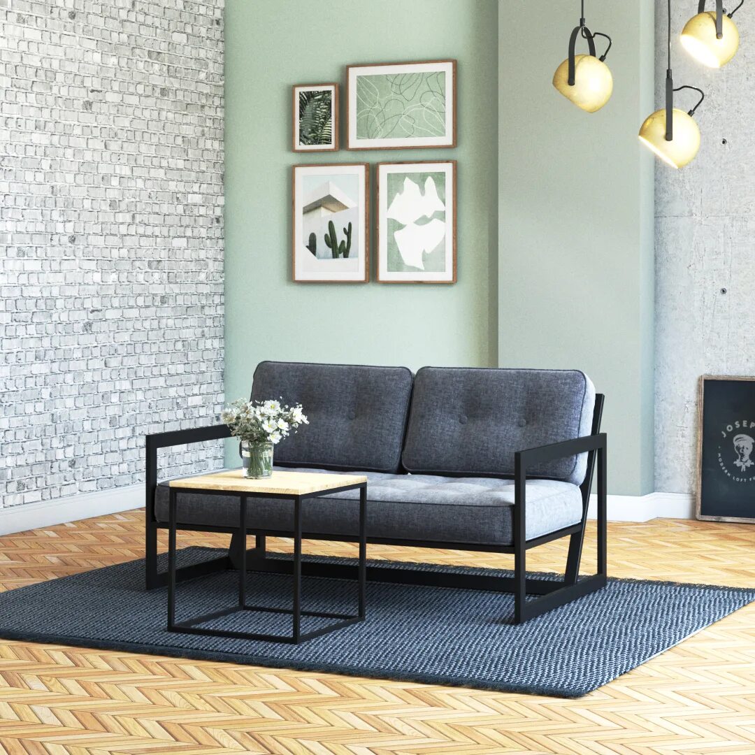Купить диван в стиле лофт Loft диван - CormanStroy.ru