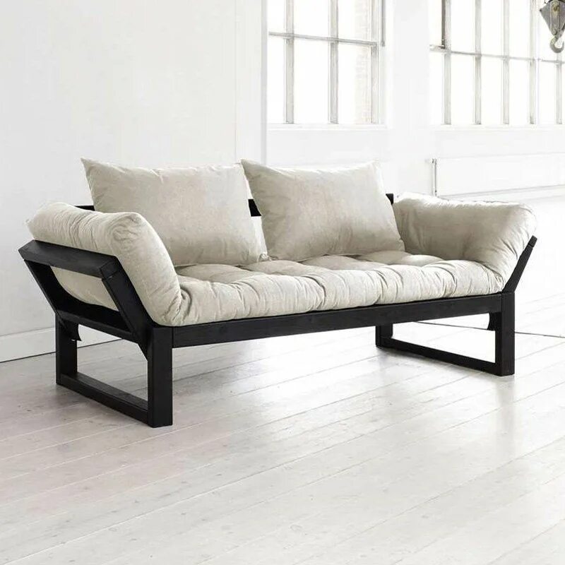 Купить диван в стиле лофт Fresh Futon Edge Black Convertible Futon Sofa Furniture design chair, Sofa desig