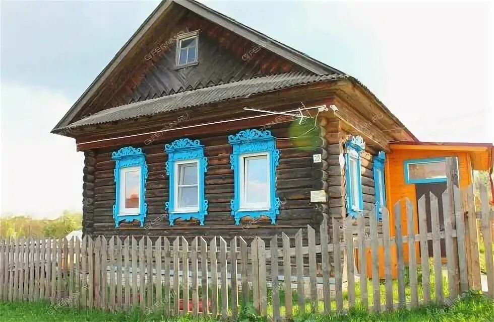 Купить дом нижегородская область фото Купить 1 этажный дом из дерева Луговая улица в селе Чемашиха в Нижегородской обл