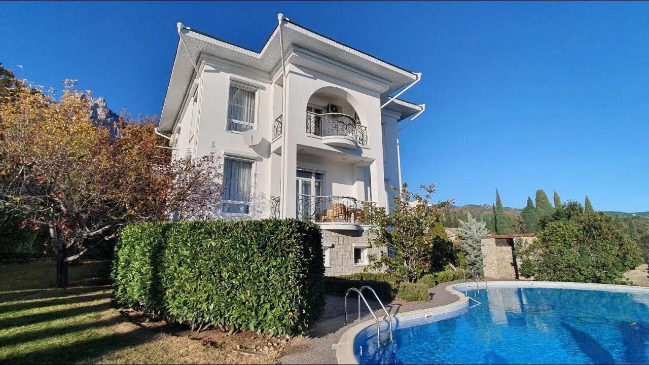 Купить дом в крыму цена фото Дом в Крыму , Недвижимость в Ялте , вилла у моря - YouTube