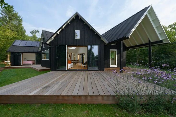 Купить дом в примере Danish Pitched Roof Summer House by Powerhouse Company Architecture house, House