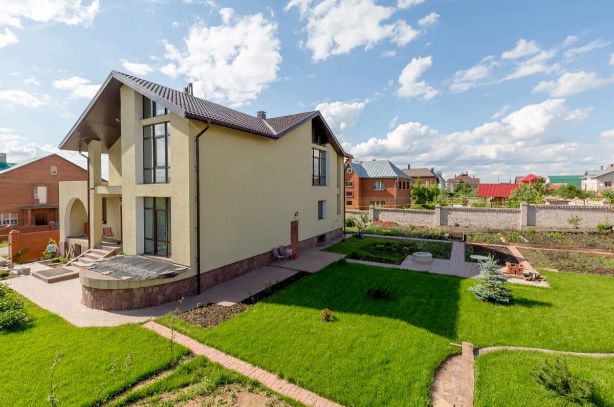 Купить дом в уфе фото Фасадные работы Уфа. Цены, стоимость фасадных работ