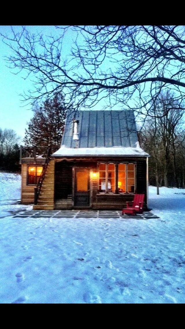 Купить дом зимний фото Pin by Joni Fogle on I Love Log Cabins Cabins and cottages, Small house, Tiny ho