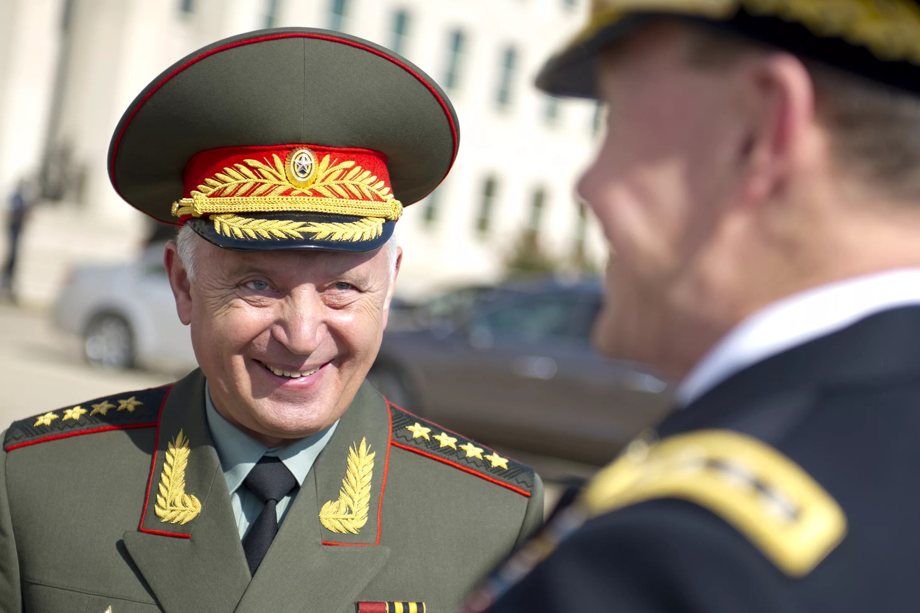 Купить фото генералов Russian Army Gen. Nikolay Y. Makarov, chief of the Russian general staff and fir
