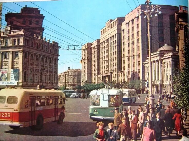 Купить фото москвы 50 Проспект Маркса. 1960 Москва, Старые фотографии, Советский союз