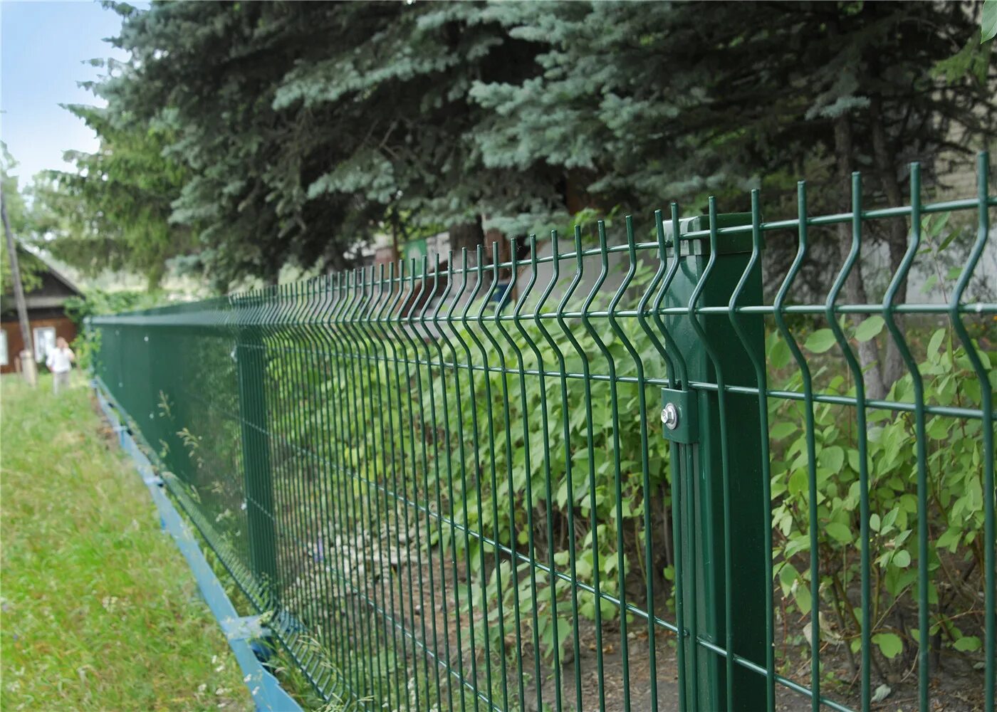Купить фото сетку для забора Ограждение из 3Д сетки Купить ограждения из 3Д сетки в Минске
