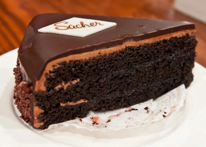 Купить фото торт Sacher Torte from La Madeleine...both my kids love this as much as I do!! Best c