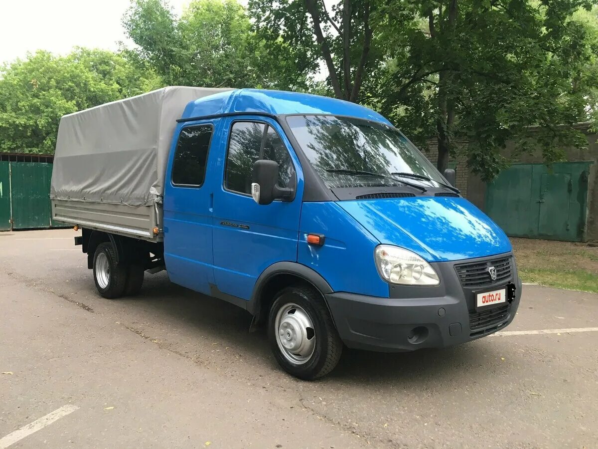 Купить газель фото цена Купить б/у ГАЗ ГАЗель (33023/330273) Фермер дизель механика в Москве: синий борт