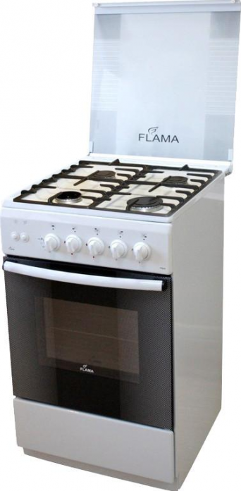Купить газовую плиту недорого цена фото Газовая плита Flama FG 24210 W 86184 купить в Москве по цене 15187 рублей в инте