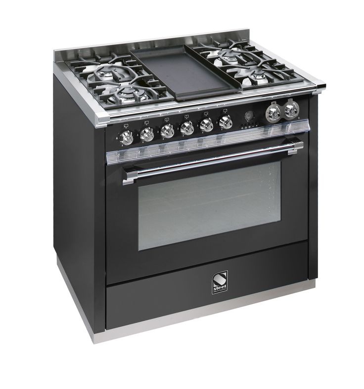 Купить газовую плиту с подключением Steel Ascot Ascot, Steel, Kitchen appliances