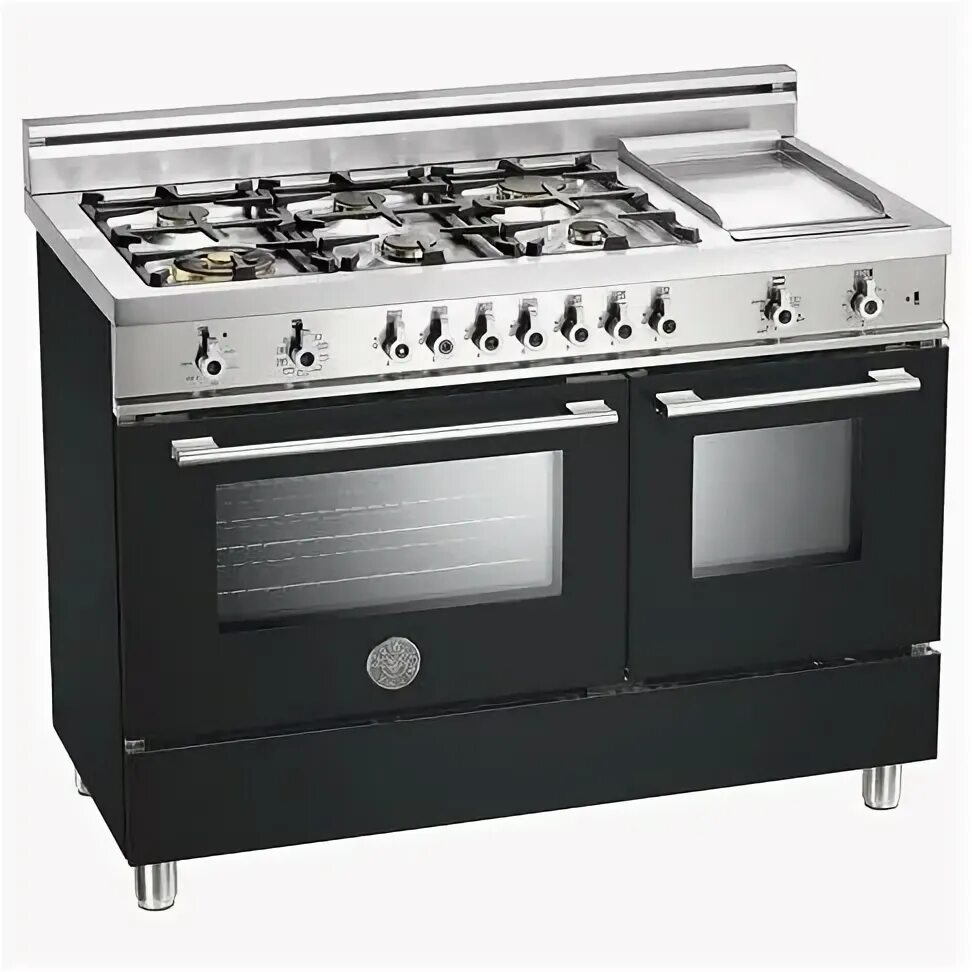 Купить газовую плиту с подключением Купить BERTAZZONI X122 6G MFE NE по Промокоду SIDEX250 в г. Озерск + обзор и отз