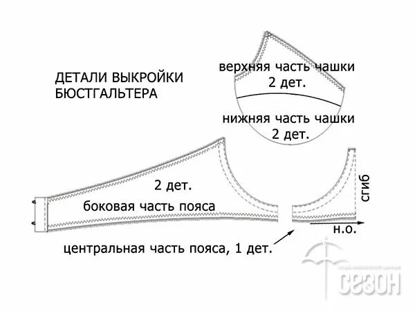 Купить готовую выкройку нижнего белья муж ПОСТРОЕНИЕ БАЗОВОГО ЧЕРТЕЖА И ТЕХНИЧЕСКОЕ КОНСТРУИРОВАНИЕ ЖЕНСКОГО БЮСТГАЛЬТЕРА 