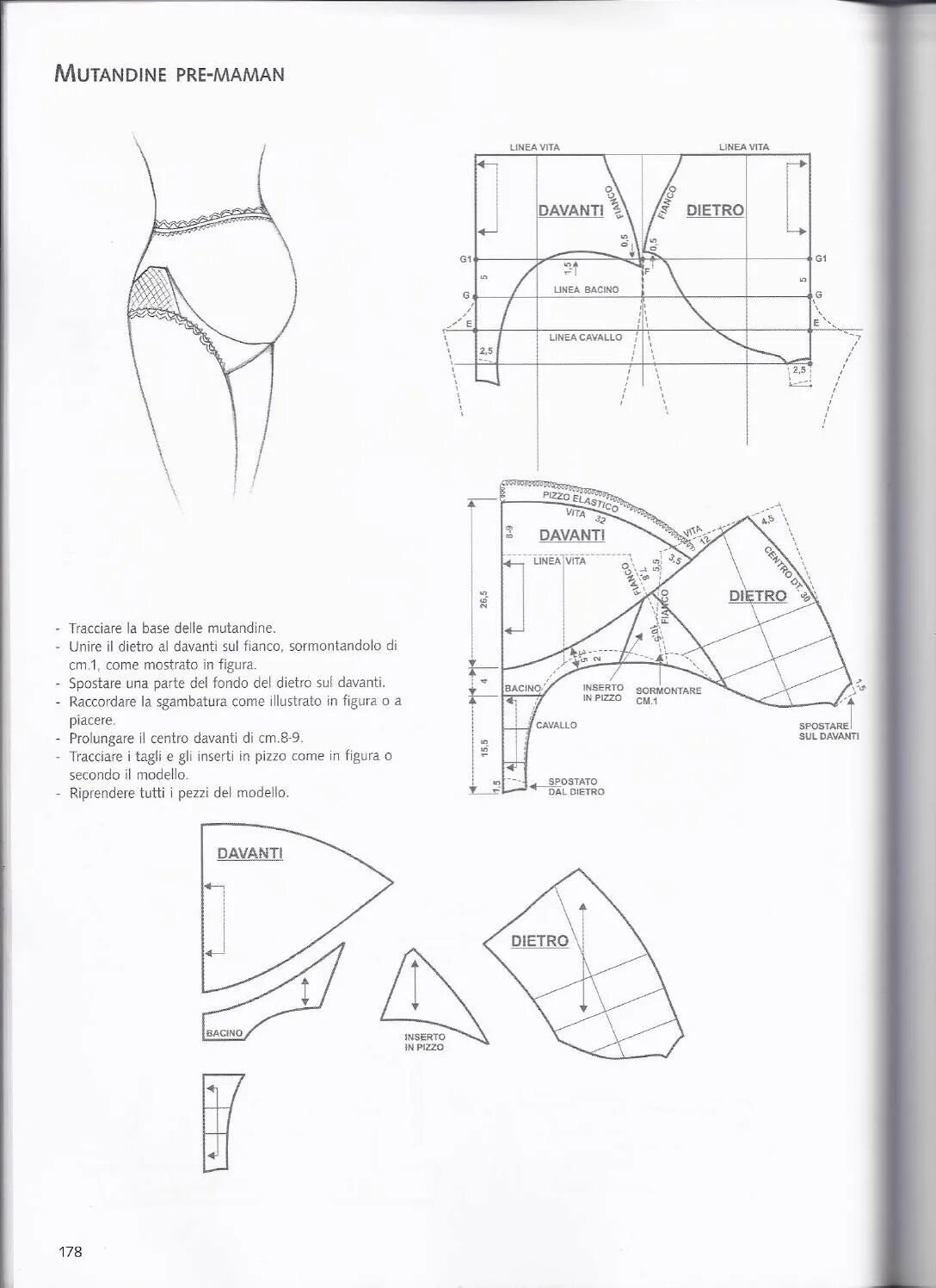 Купить готовую выкройку нижнего белья муж Pin on ropa materna