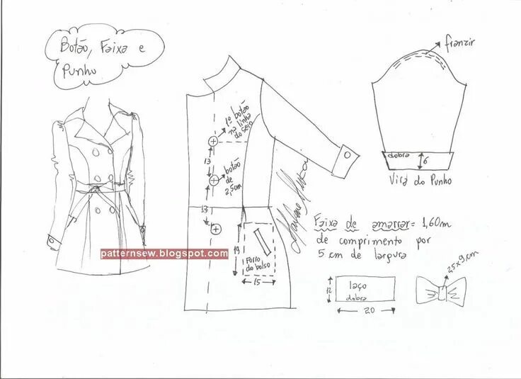Купить готовую выкройку женской одежды на бумаге Pattern Sewing: باترون مفصل لمعطف بنات ( مونتو) Sewing collars, Coat patterns, P