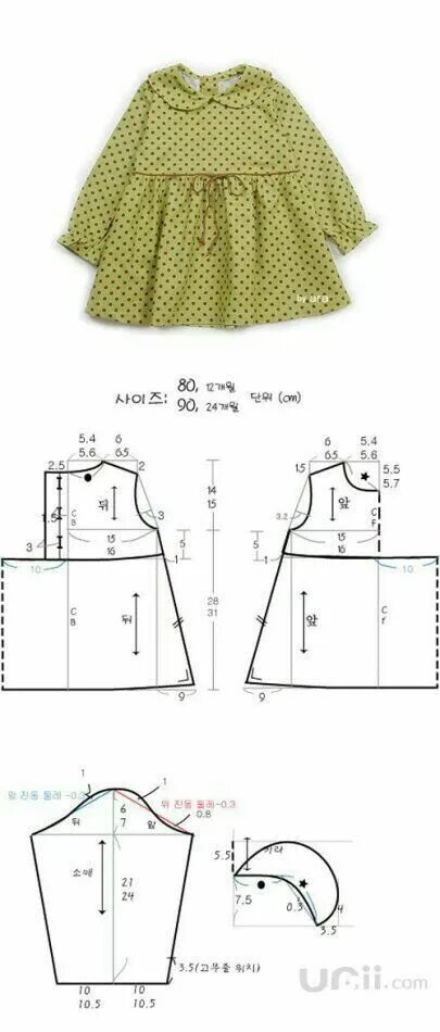 Купить готовые выкройки детской одежды Pin on costuras de ropas Baby sewing patterns, Baby clothes patterns sewing, Kid