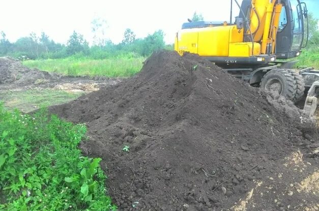 Купить грунт для планировки участка Купить торф - Ярославль Цены на доставку чернозёма