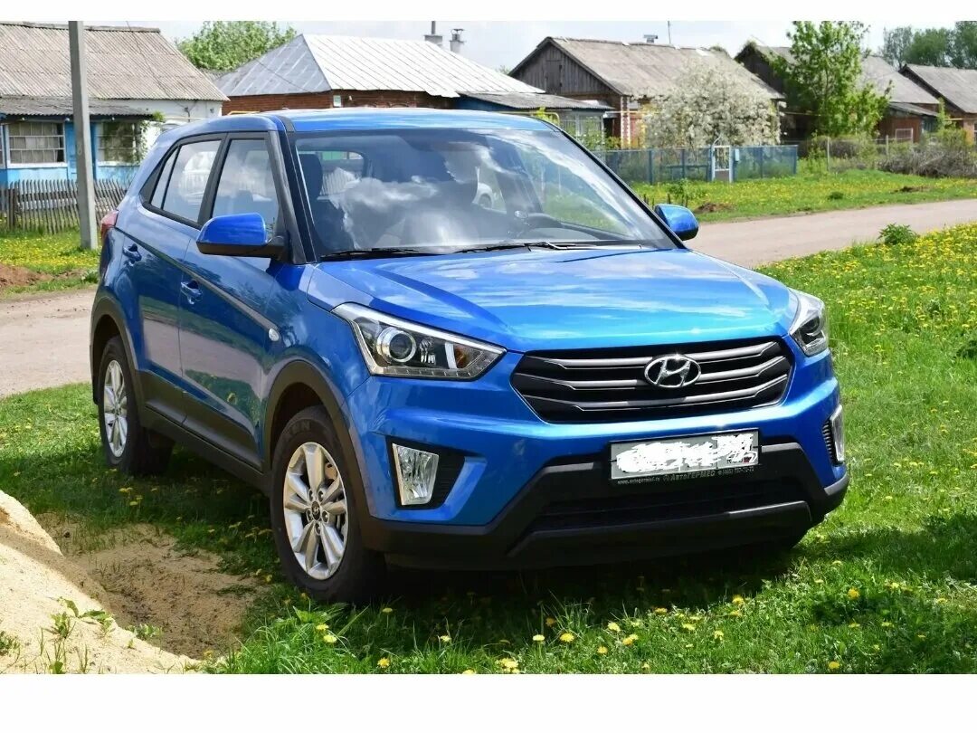 Купить хендай грета фото Купить б/у Hyundai Creta I 1.6 AT (123 л.с.) бензин автомат в Самаре: синий Хенд
