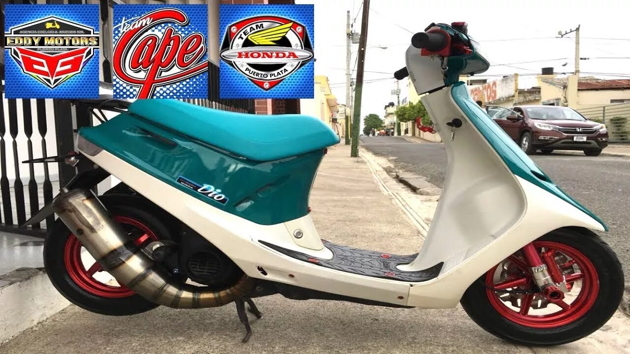 Купить хонду дио тюнинг Team Cape honda Dio 125cc La Verdesita Tuning * Puntuable * Mini Bike * Game - Y