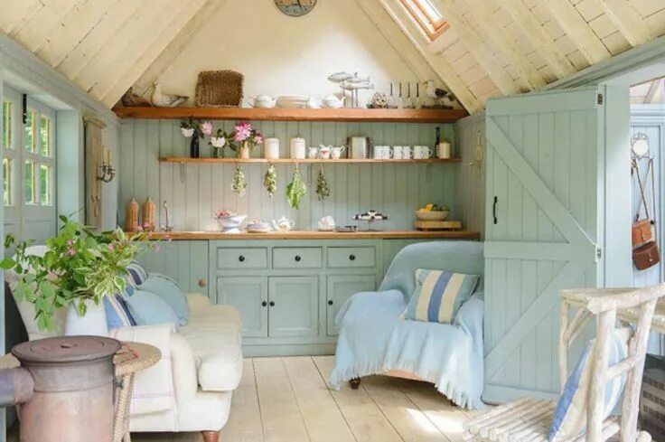 Купить интерьер для дачи 10 of the Most Inspiring Sheds You've Ever Seen Woodtex Shed interior, Shed home