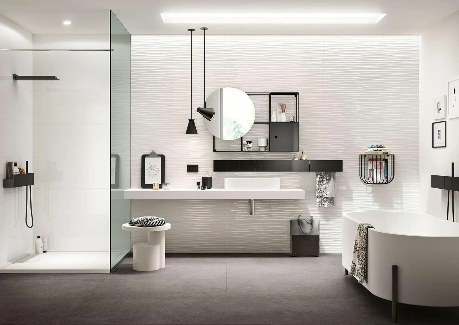 Купить интерьер для ванной Плитка Marazzi Essenziale - купить в Москве