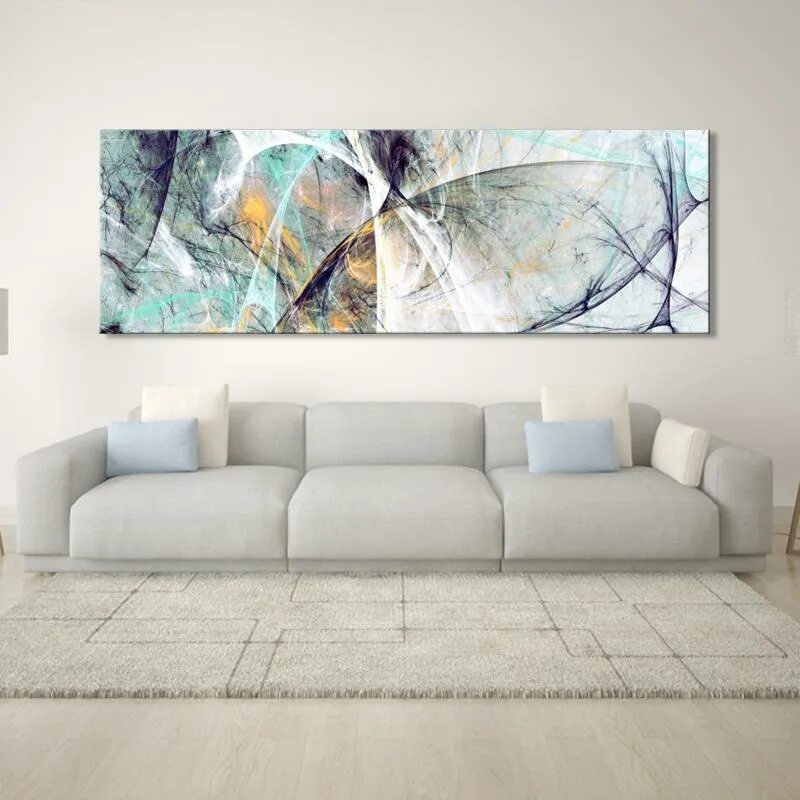 Купить интерьера недорого Abstract Landscape Oil Painting Posters and Prints Wall Art Canvas Painting Tree