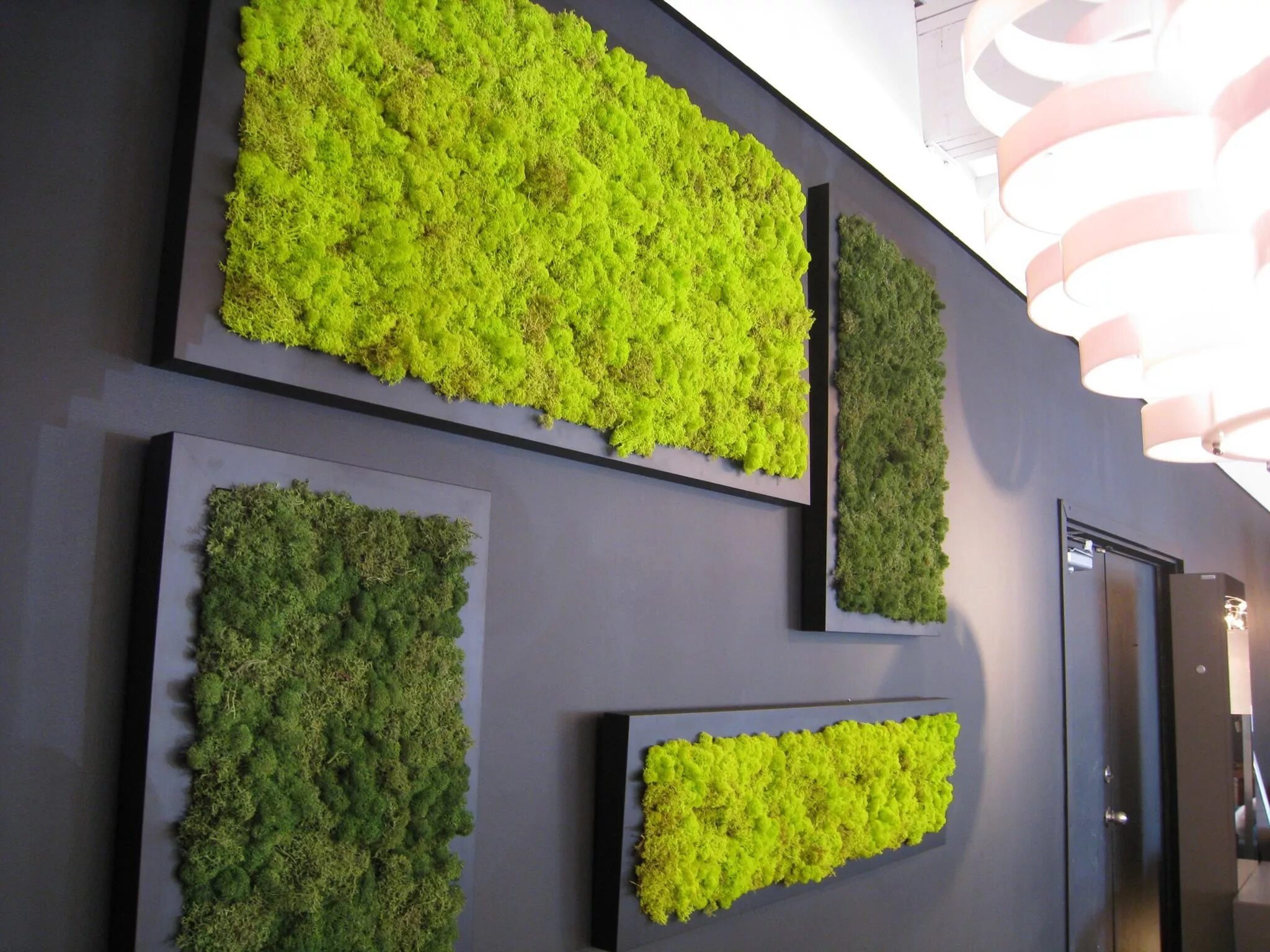 Купить искусственный мох на стену для декора Moss frame for the bathroom wall Living wall, Moss wall, Wall