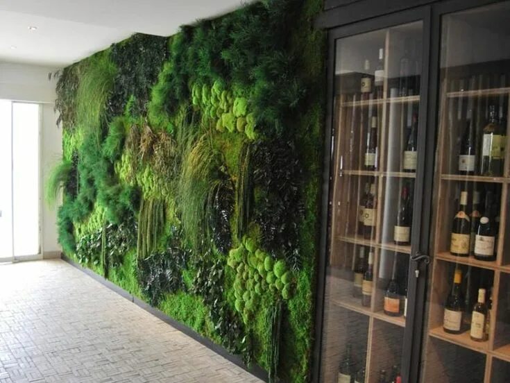Купить искусственный мох на стену для декора 20 Beautiful Moss Wall Ideas for the Home in 2024 Living wall decor, Moss wall, 