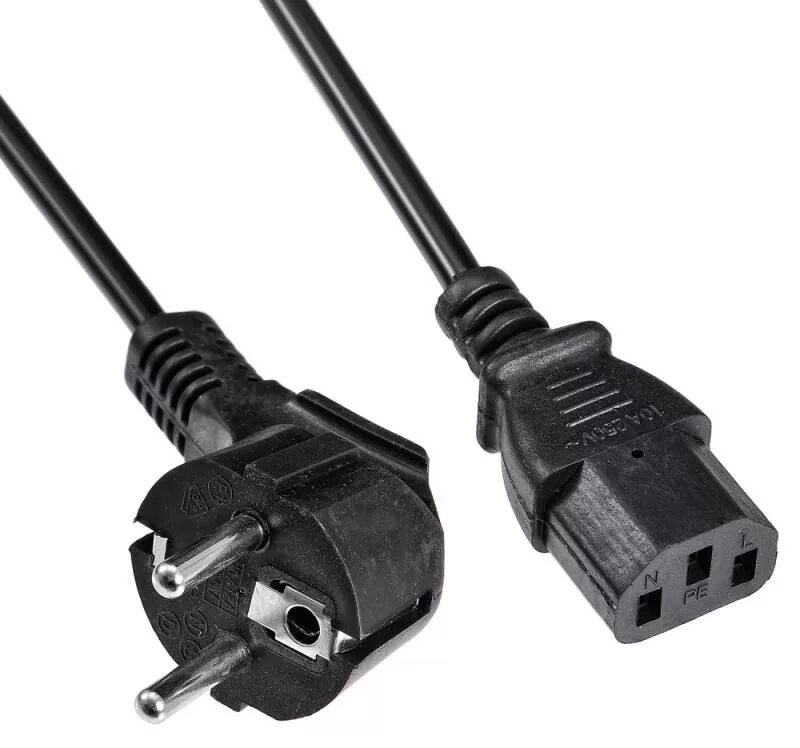 Купить кабель для подключения дома Кабель Buro AN23-1000-3 IEC C13 Евровилка 3м - купить по низкой цене в интернет-