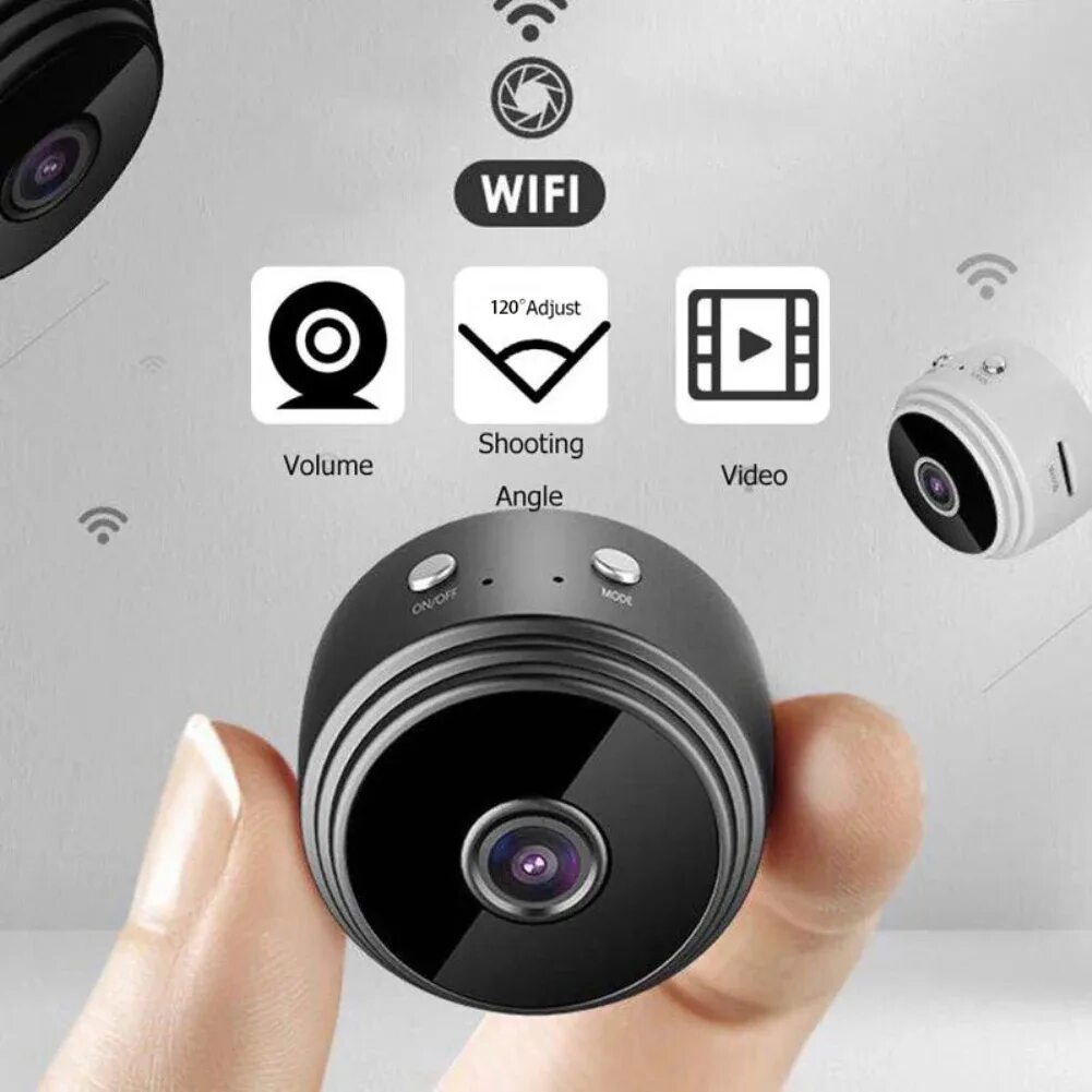 Купить камеру наблюдения с подключением к телефону Мини-камера A9 1080P HD ip-камера ночная версия Голосовая и видеокамера безопасн
