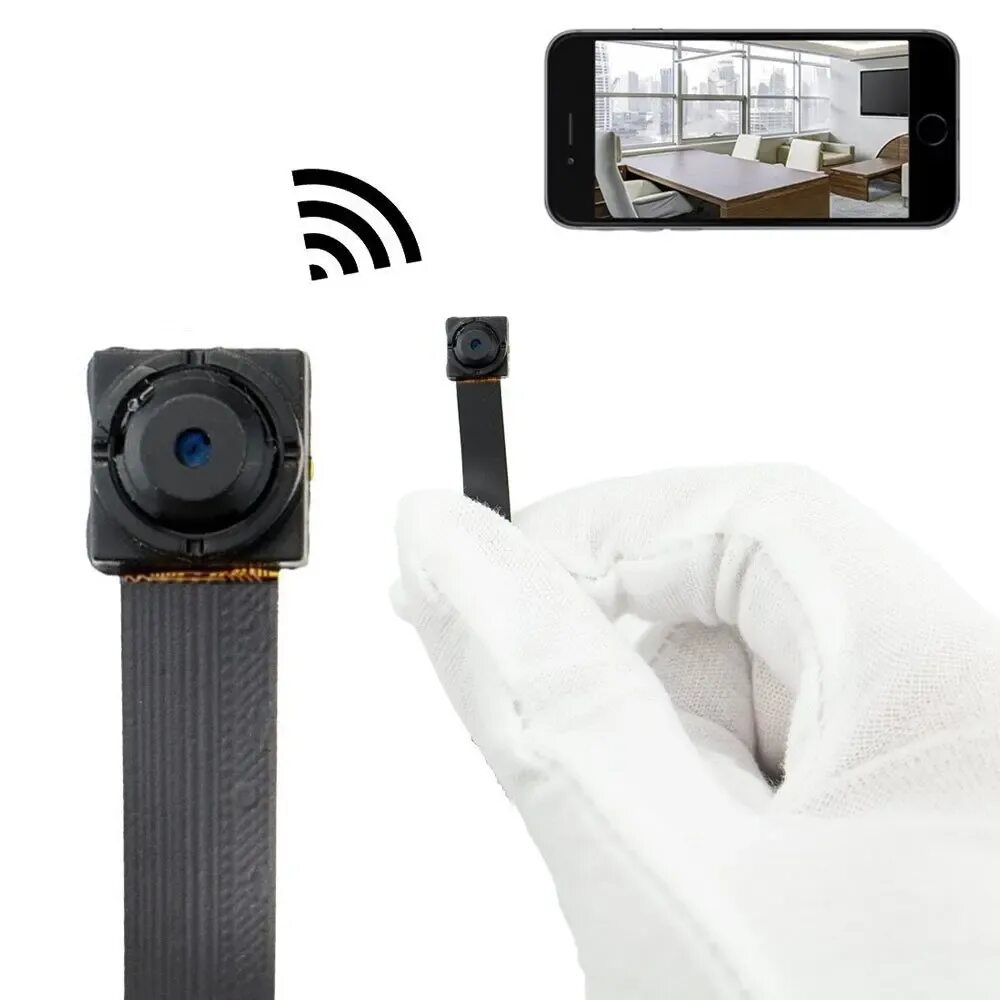 Купить камеру с подключением к телефону Hd 1080p Wifi Network Camera P2p Mini Camera Diy Wireless Camera Module Motion A