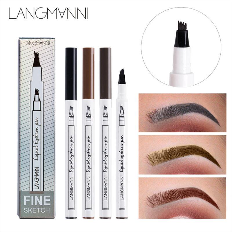 Купить карандаш для бровей с эффектом татуажа Eyebrow Pencil Waterproof Liquid Eyebrow Makeup Painting Pen купить недорого - в