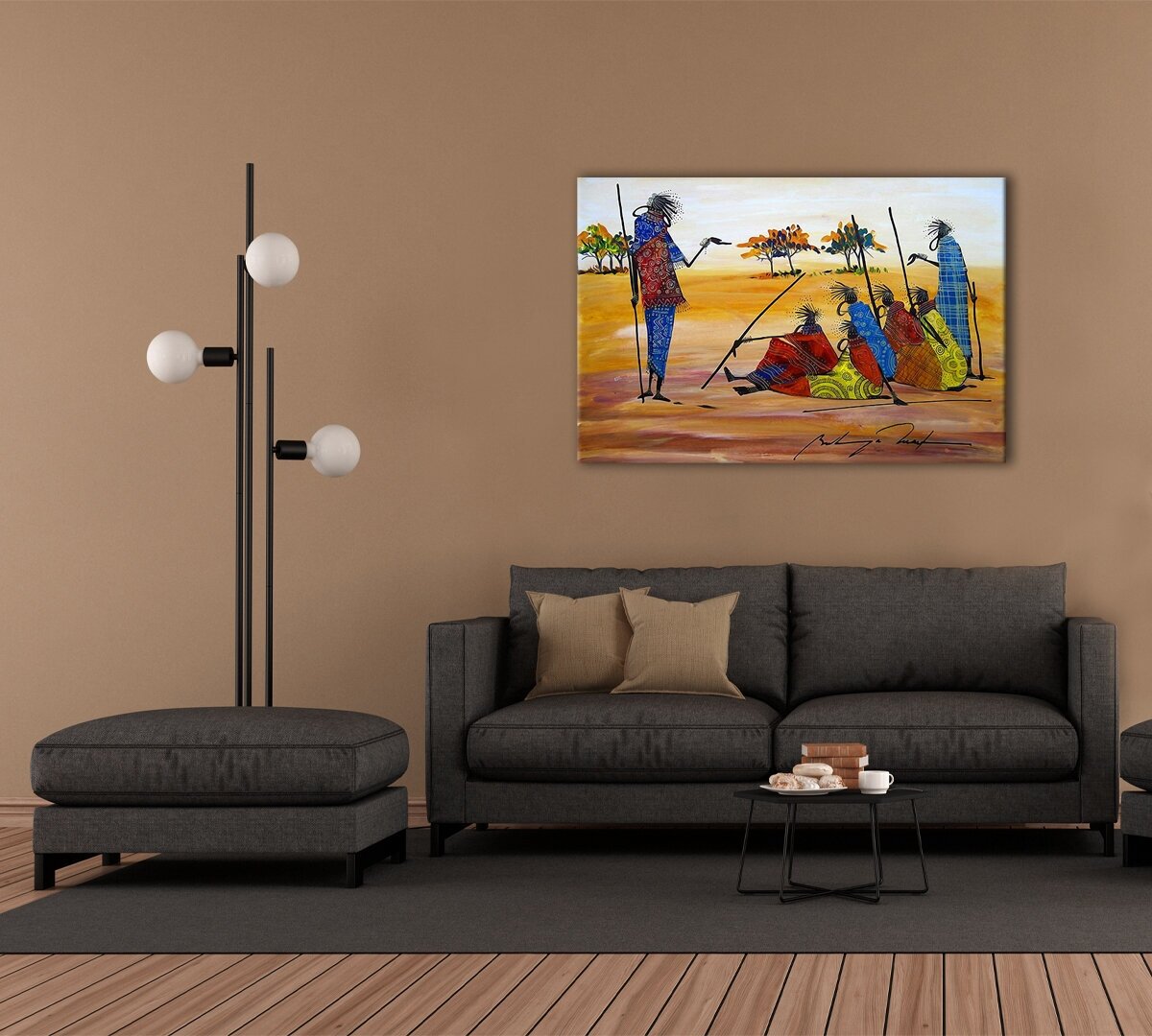 Купить картины для интерьера недорого Картина интерьерная на холсте Poly Print Art Репродукция картины Мартина Булиньи