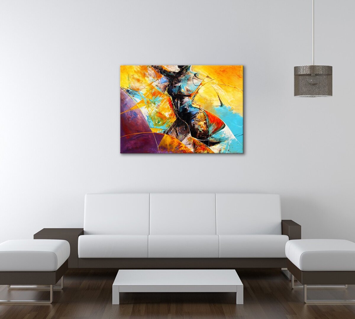 Купить картины для интерьера недорого Картина интерьерная на холсте Poly Print Art "Каденция страсти" 60х40 см. - купи