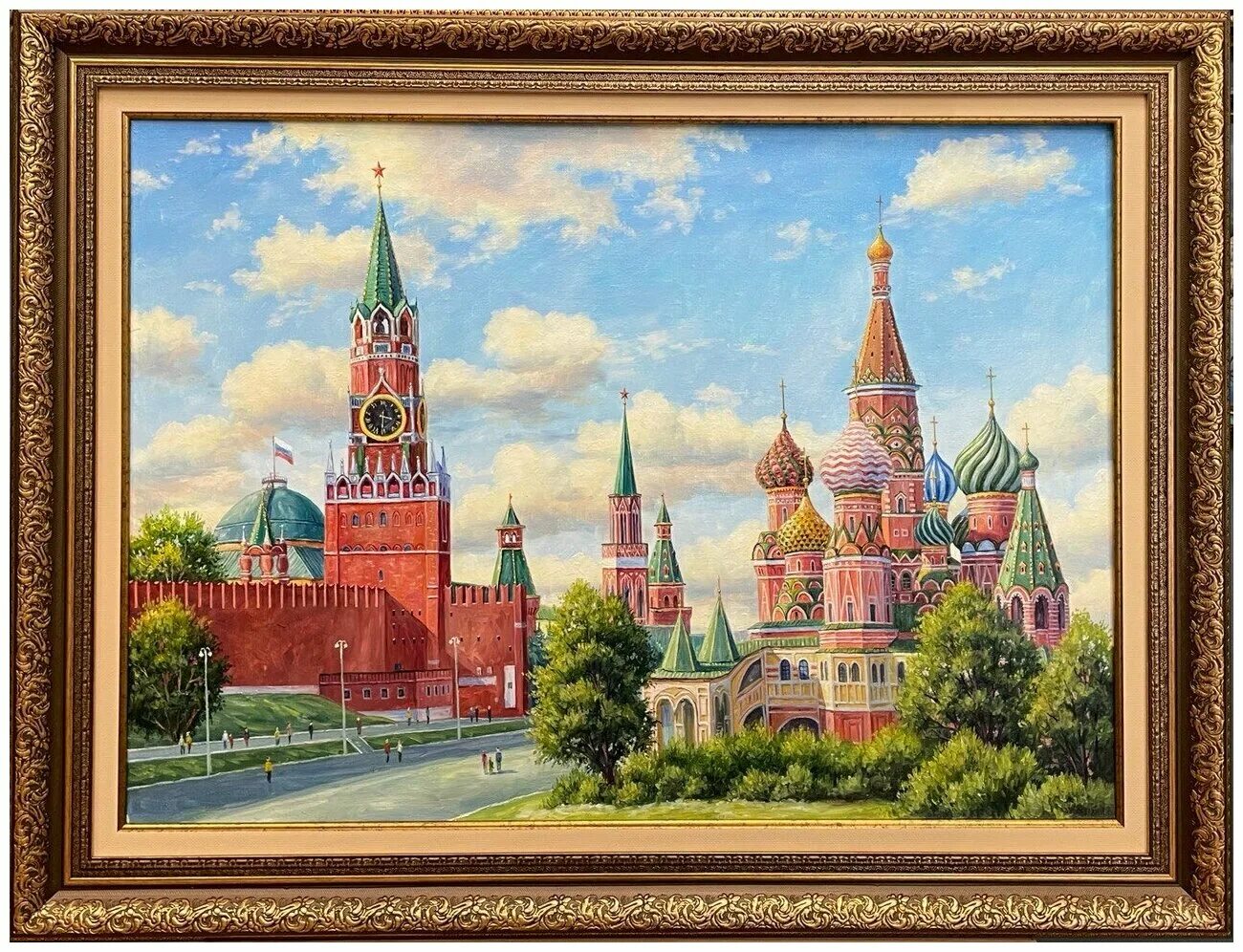 Купить картины фото в 3д московского кремля Кремль белый картина