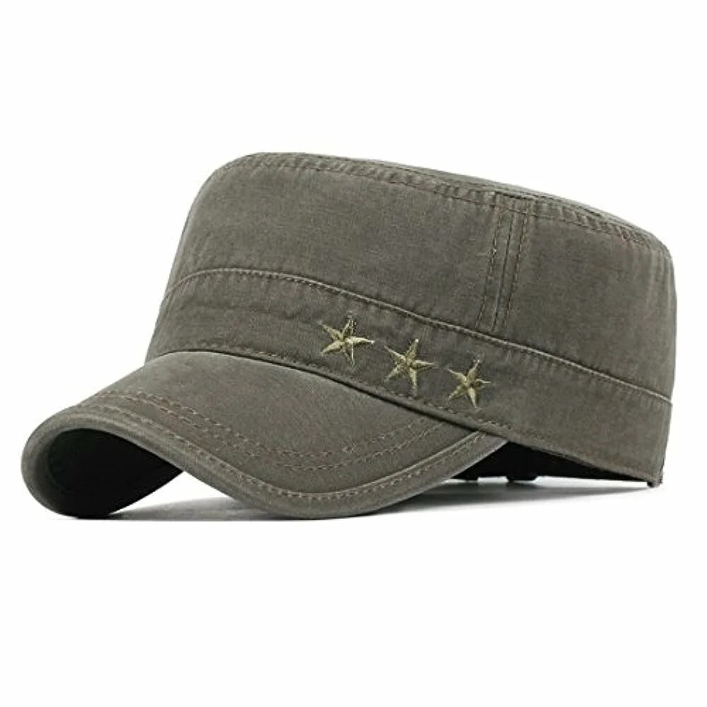 Купить кепи мужскую стиль милитари Купить мужские фуражки KUYOU Kuyou Vintage Schirmmütze Baseball Kappe Army Milit