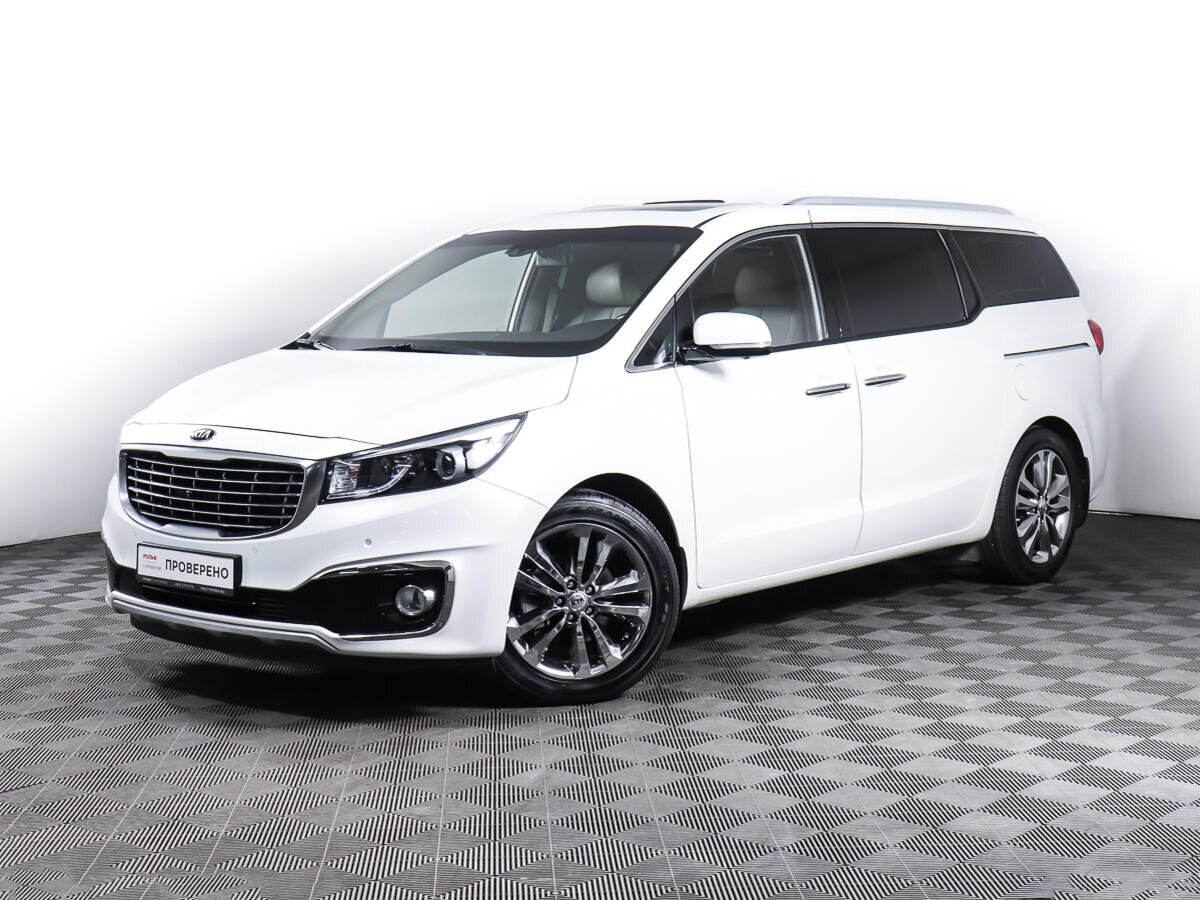Купить киа карнивал фото Купить б/у Kia Carnival III 2.2d AT (202 л.с.) дизель автомат в Москве: белый Ки