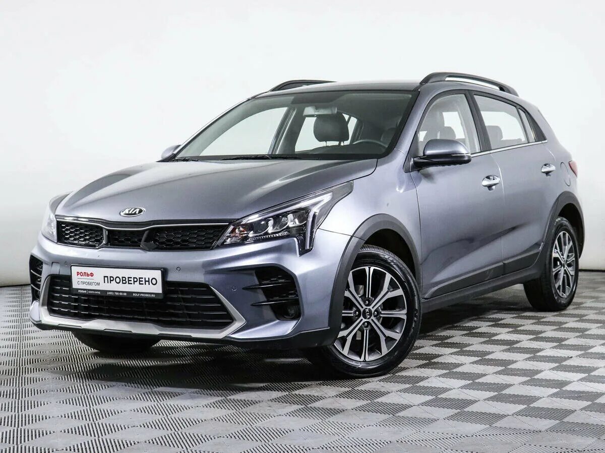 Купить киа рио х фото Купить б/у Kia Rio IV X-Line 1.6 AT (123 л.с.) бензин автомат в Москве: серый Ки