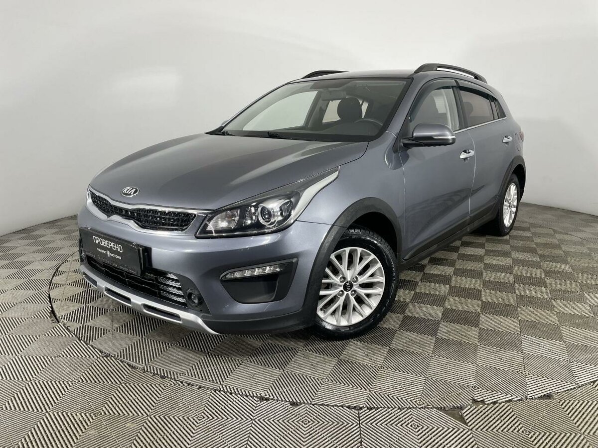 Купить киа рио х фото Купить б/у Kia Rio IV X-Line 1.6 AT (123 л.с.) бензин автомат в Москве: серый Ки