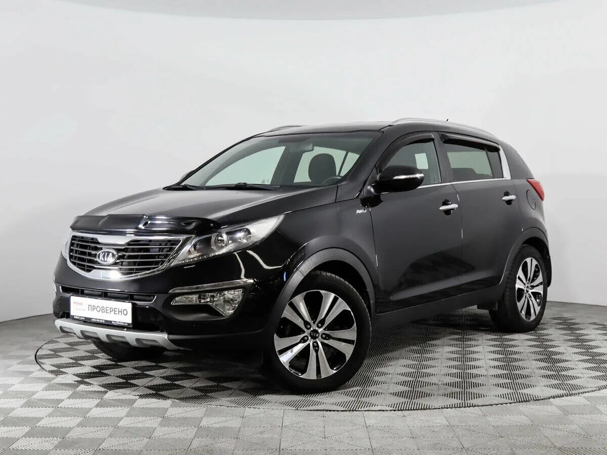 Купить киа спортейдж фото Купить б/у Kia Sportage III 2.0 AT (150 л.с.) 4WD бензин автомат в Москве: чёрны