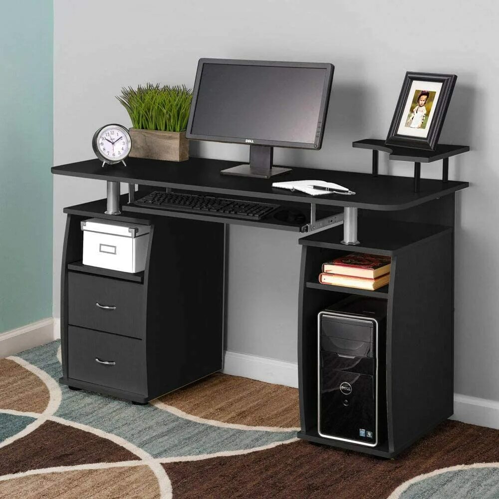 Купить компьютерный стол фото цена Integrated Melamine Board Home Office Desk, Computer Laptop Table, Study Writing