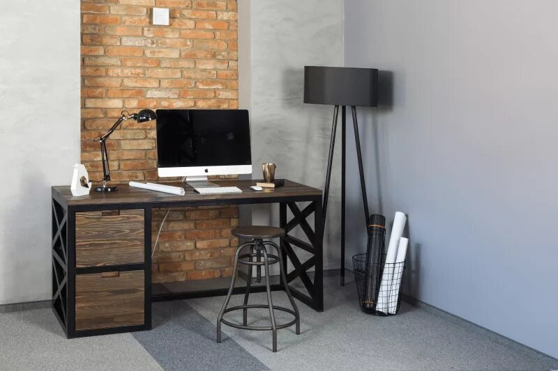 Купить компьютерный стол в стиле лофт Письменные столы loft - найдено 90 фото