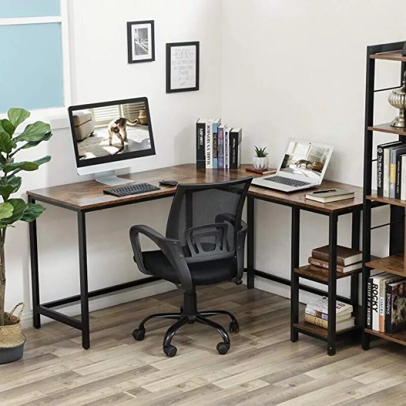 Купить компьютерный стол в стиле лофт Компьютерный стол "Corner Desk" в стиле "Loft" купить в интернет магазине Москва