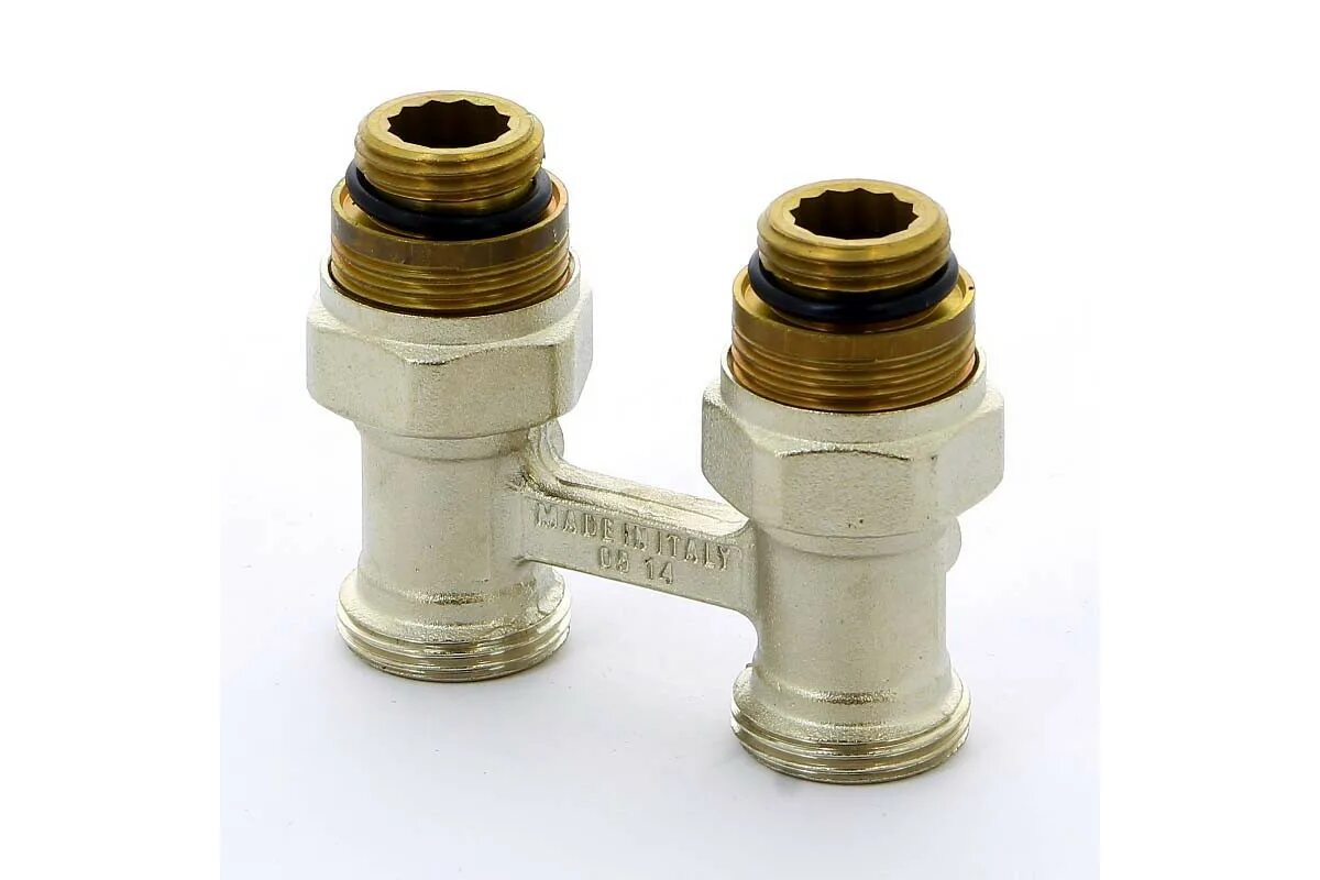 Купить кран нижнего подключения Узел нижнего подключения радиаторов Multiflex 1/2"x3/4" прямой Watts