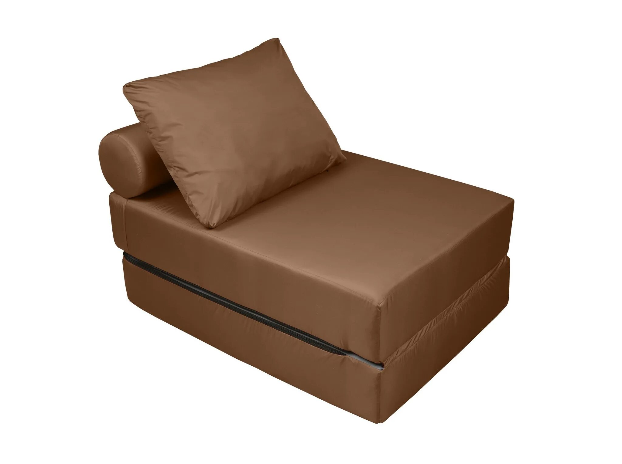 Купить кресло кровать фото Кресло-кровать"brown" (Frescadesign) коричневый текстиль 70x40x100 см. 92605 - к