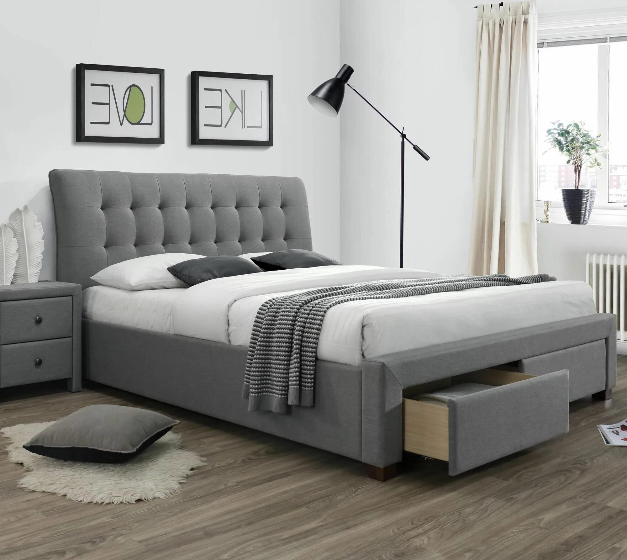 Купить кровать минске цены и фото Двуспальная кровать PERCY 160 - купить по выгодной цене в интернет-магазине OZON