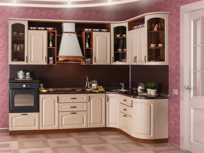 Купить кухню в липецке недорого цены фото Купить Кухни на заказ София от 41989 р. в Москве и Санкт-Петербурге - интернет-м