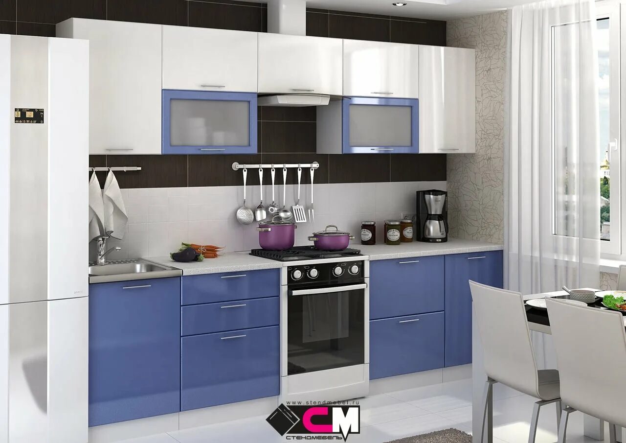 Купить кухню в саратове недорого фото Модульная кухня "Ксения" по цене 18618 ₽ купить в Томске