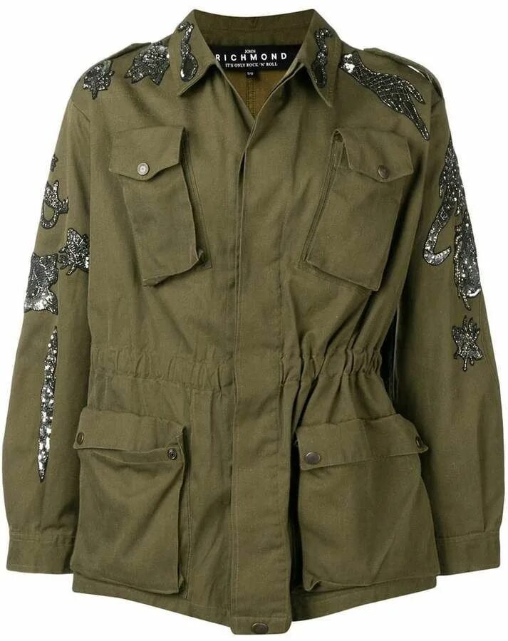 Купить куртку в стиле милитари женскую Pin by Vanessa Lindbeck on Embellished jackets in 2020 Military jacket, John ric