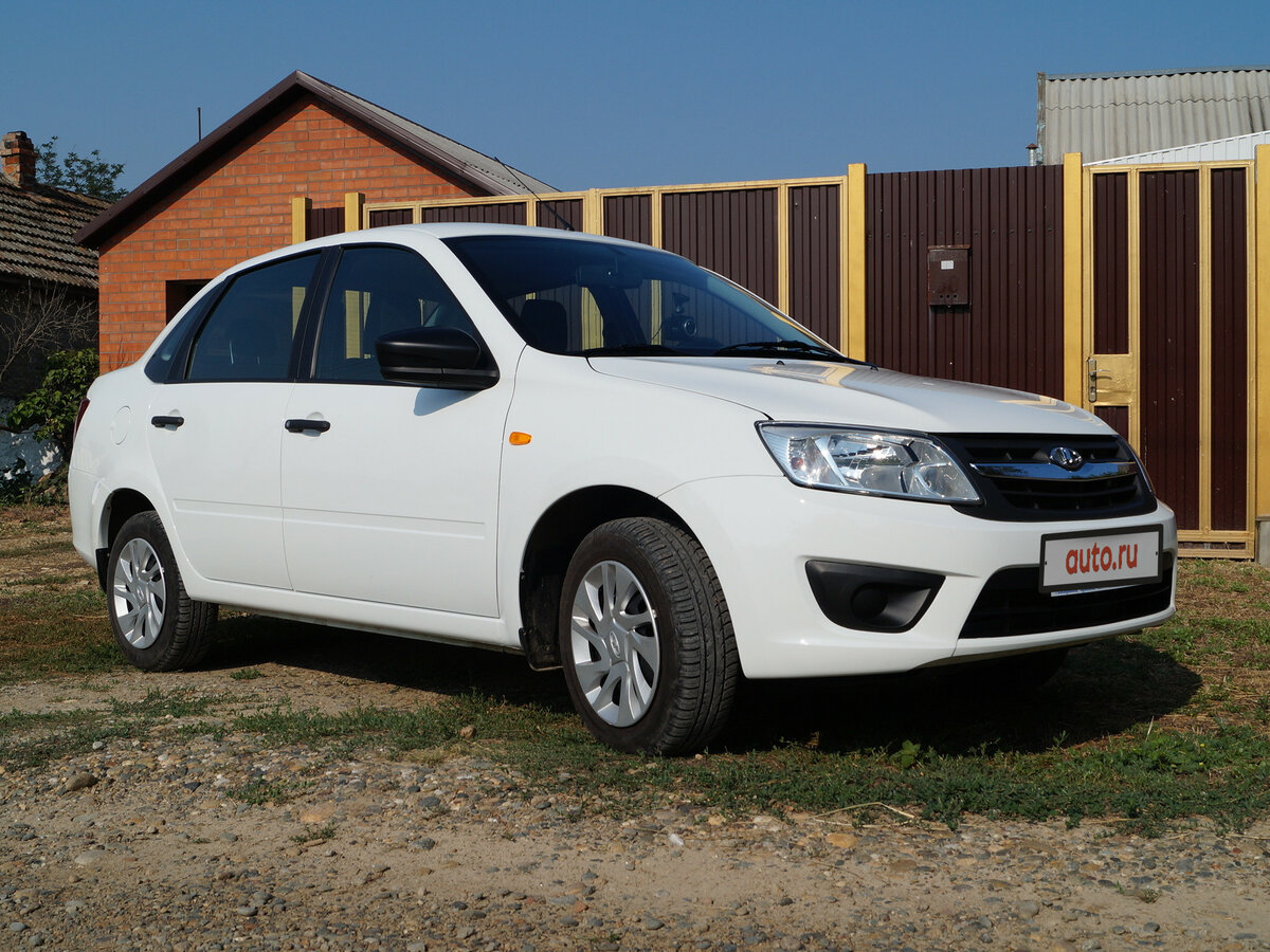 Купить лада гранта фото Купить б/у Lada (ВАЗ) Granta I 1.6 AT (98 л.с.) бензин автомат в Донском: белый 